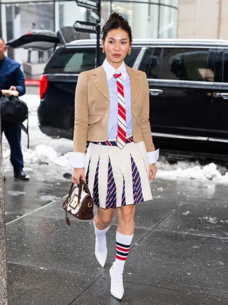 Pleated Statement Skirts